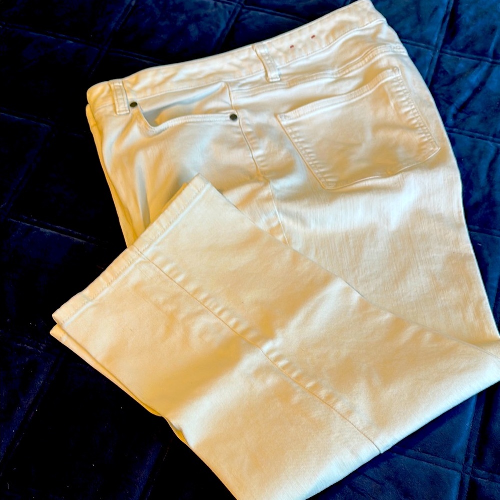 Talbots Classic White Women's Cropped Jeans